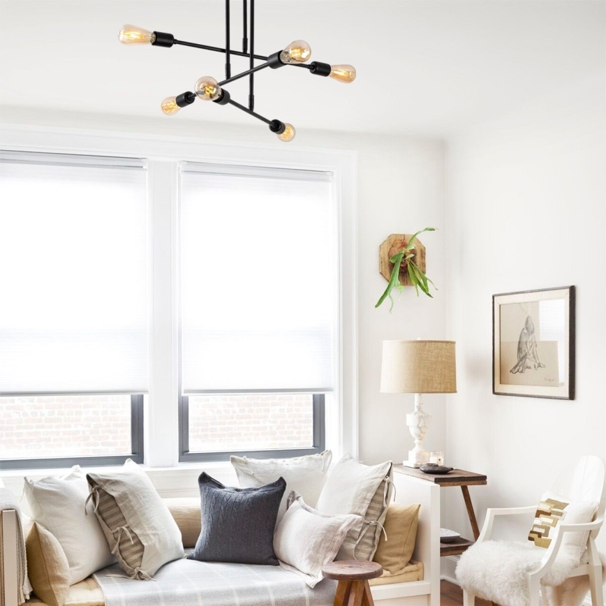 Φωτιστικό οροφής FLOWER 6xE27/40W/230V