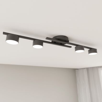 Φωτιστικό οροφής FRAGMENT 4xGX53/12W/230V μαύρο