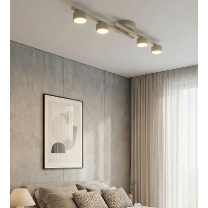 Φωτιστικό οροφής FRAGMENT 4xGX53/12W/230V μπεζ