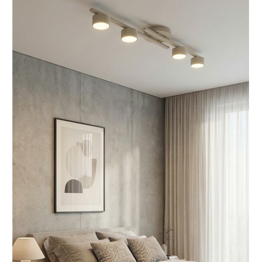 Φωτιστικό οροφής FRAGMENT 4xGX53/12W/230V μπεζ