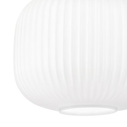 Φωτιστικό οροφής HARMA WOOD 1xE27/15W/230V δρυς/λευκό Ø 25 εκ.