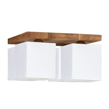 Φωτιστικό οροφής INGER 4xE27/25W/230V δρυς