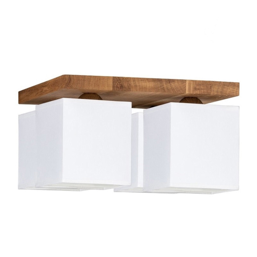 Φωτιστικό οροφής INGER 4xE27/25W/230V δρυς