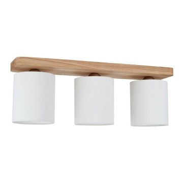 Φωτιστικό οροφής JENTA 3xE27/25W/230V δρυς