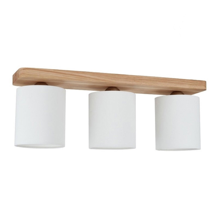 Φωτιστικό οροφής JENTA 3xE27/25W/230V δρυς