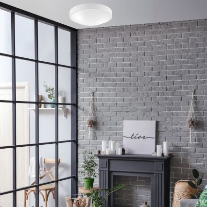 Φωτιστικό οροφής JONAS 2xE27/60W/230V διάμετρος 36 cm λευκό