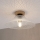 Φωτιστικό οροφής JULL WOOD 1xE27/15W/230V δρυς/διάφανο, διάμετρος 34 εκ.