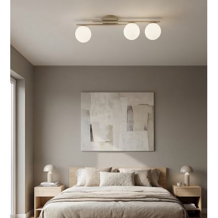 Φωτιστικό οροφής KAIRO 3xE14/10W/230V μπεζ