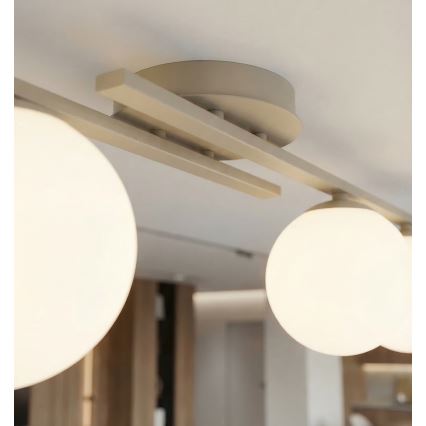 Φωτιστικό οροφής KAIRO 3xE14/10W/230V μπεζ