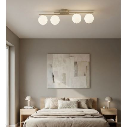 Φωτιστικό οροφής KAIRO 4xE14/10W/230V μπεζ
