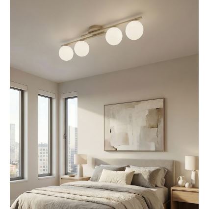 Φωτιστικό οροφής KAIRO 4xE14/10W/230V μπεζ