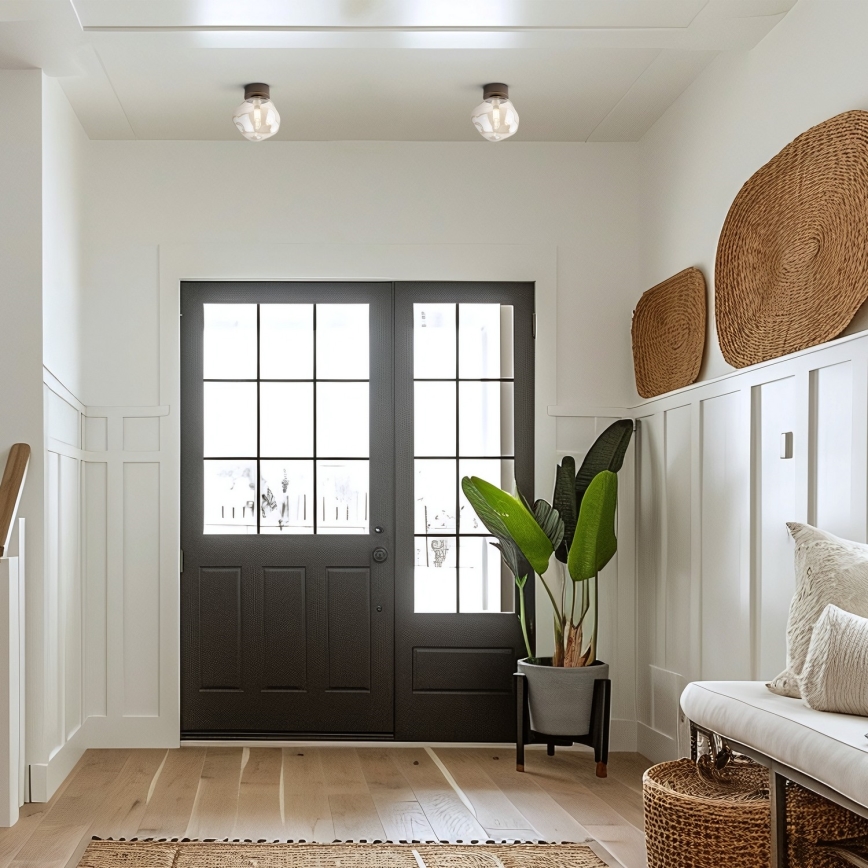 Φωτιστικό οροφής LAVA 1xG9/8W/230V μπρονζέ/καπνιστό μπεζ