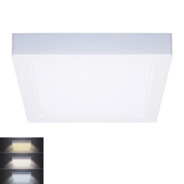 Φωτιστικό οροφής LED 12W/230V 3000/4000/6000K 17x17 cm λευκό