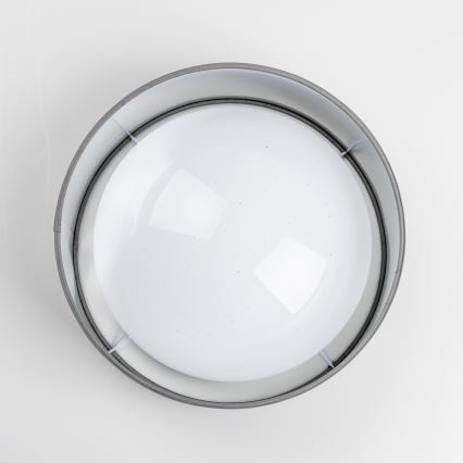 Φωτιστικό οροφής LED 12W/230V Ø 32 cm γκρι/ασημί