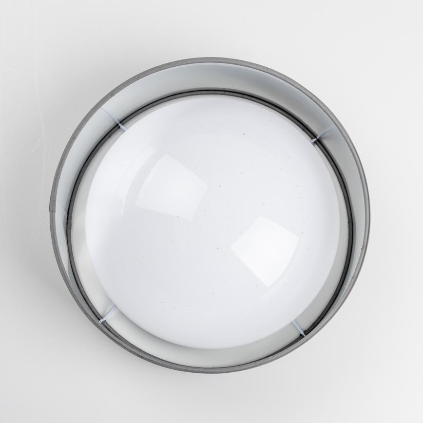 Φωτιστικό οροφής LED 12W/230V Ø 32 cm γκρι/ασημί