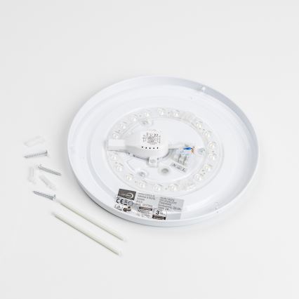 Φωτιστικό οροφής LED 12W/230V Ø 32 cm γκρι/ασημί