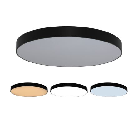 Φωτιστικό οροφής LED 200W/230V 3000/4000/6500K διάμ. 100 cm μαύρο