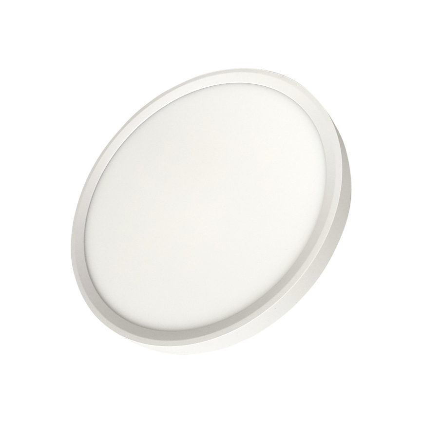 Φωτιστικό οροφής LED 24W 230V, επιλογή θερμοκρασίας χρώματος 3000/4000/6500K, διάμ. 30 εκ., λευκό