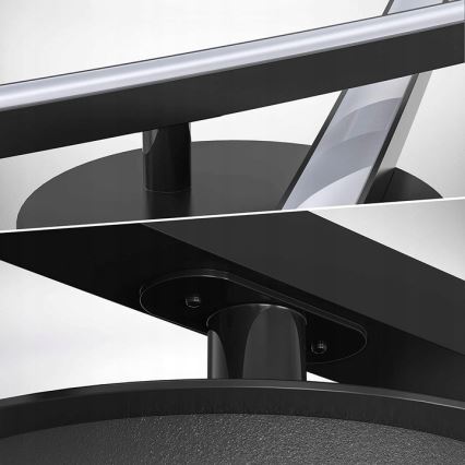 Φωτιστικό οροφής LED 2xLED/6W/230V 3000K μαύρο