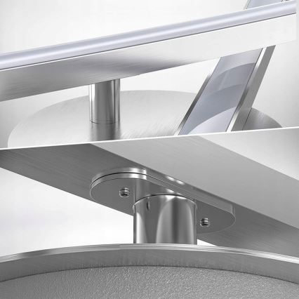 Φωτιστικό οροφής LED 2xLED/6W/230V γυαλιστερό χρώμιο