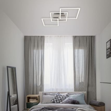 Φωτιστικό οροφής LED/33W/230V 3000K ματ χρώμιο