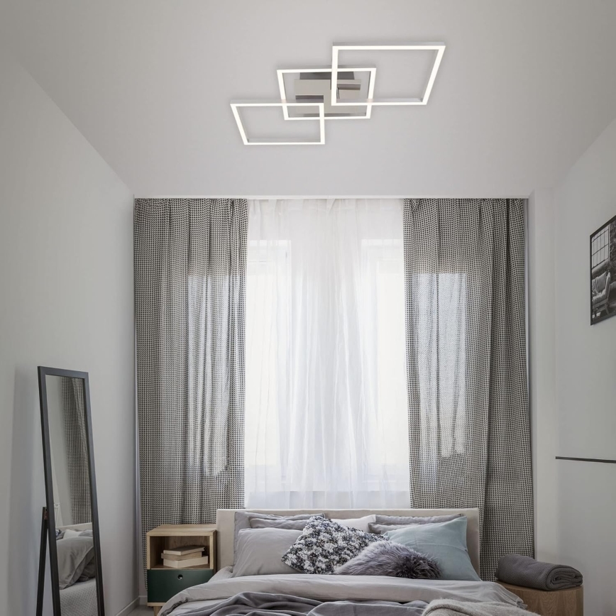 Φωτιστικό οροφής LED/33W/230V 3000K ματ χρώμιο