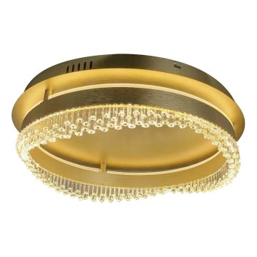 Φωτιστικό οροφής LED/36W/230V διάμ. 43 cm χρυσό