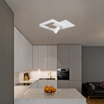 Φωτιστικό οροφής LED/38W/230V + 1xGU10/30W λευκό