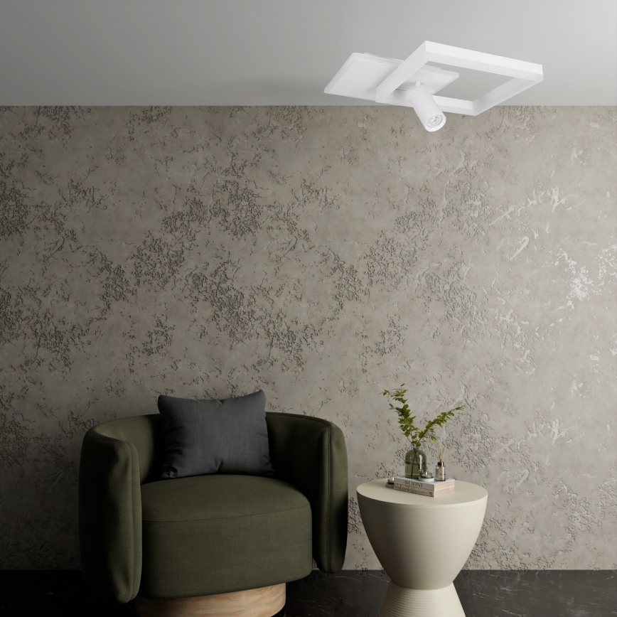 Φωτιστικό οροφής LED/38W/230V + 1xGU10/30W λευκό