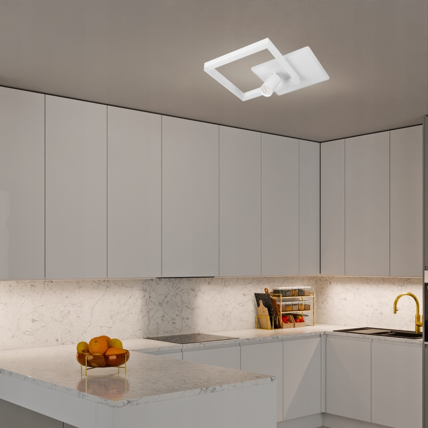 Φωτιστικό οροφής LED/38W/230V + 1xGU10/30W λευκό