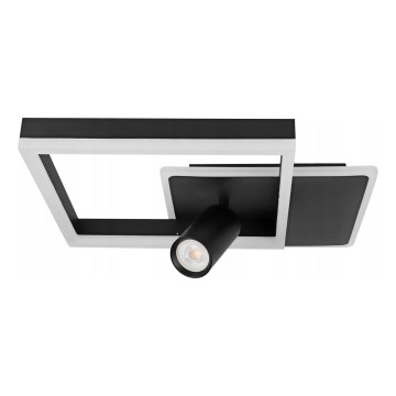 Φωτιστικό οροφής LED/38W/230V + 1xGU10/30W μαύρο