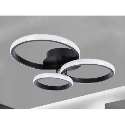 Φωτιστικό οροφής LED/38W/230V μαύρο