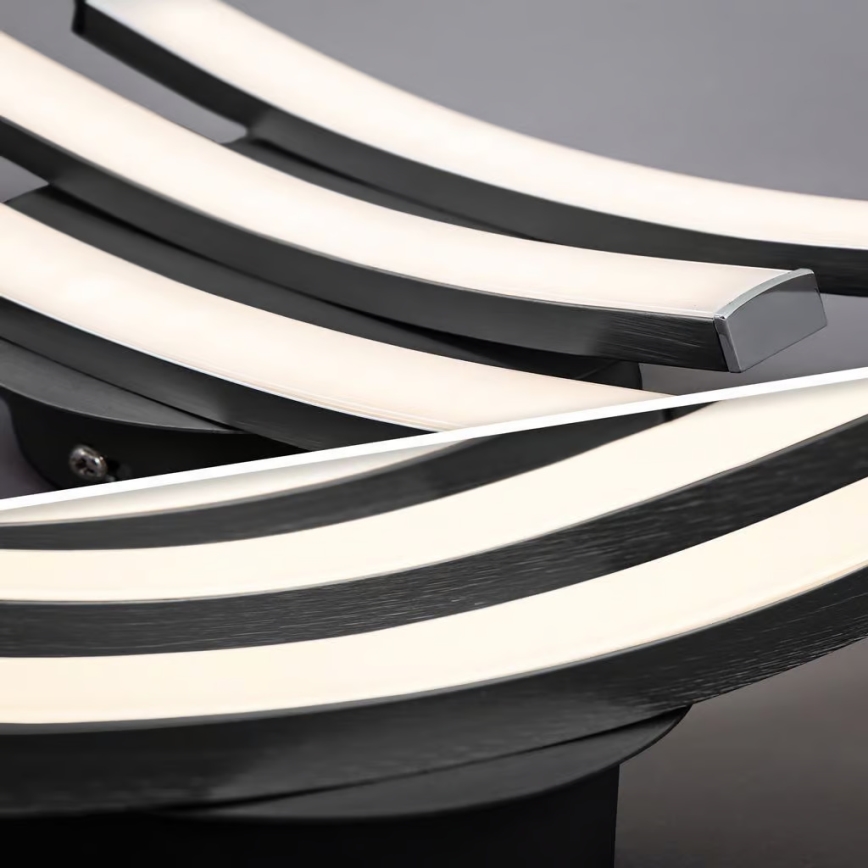 Φωτιστικό οροφής LED 3xLED/6W/230V 2700K μαύρο