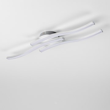 Φωτιστικό οροφής LED 3xLED/6W/230V 3000K ασημί