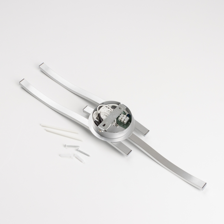 Φωτιστικό οροφής LED 3xLED/6W/230V 3000K ασημί