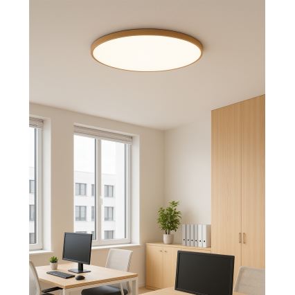 Φωτιστικό οροφής LED, 40W, 230V, 3000/4000/6500K, διάμ. 50 cm, μπεζ