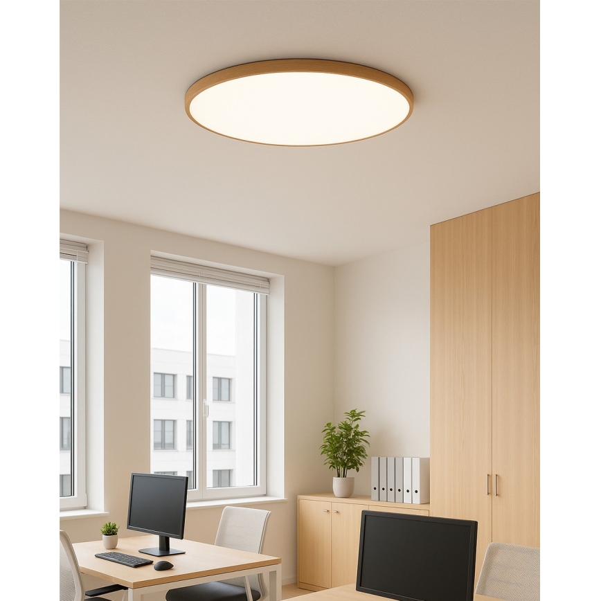 Φωτιστικό οροφής LED, 40W, 230V, 3000/4000/6500K, διάμ. 50 cm, μπεζ