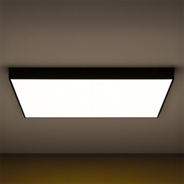 Φωτιστικό οροφής LED, 480W, 230V, 3000/4000/6500K, 120x120 cm, μαύρο