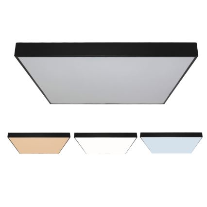 Φωτιστικό οροφής LED, 480W, 230V, 3000/4000/6500K, 120x120 cm, μαύρο