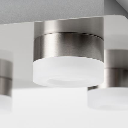 Φωτιστικό οροφής LED 4xLED/4W/230V ματ χρώμιο