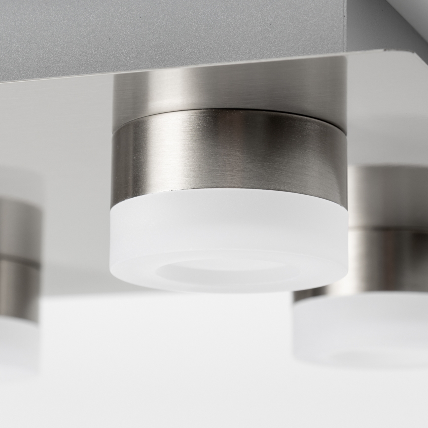 Φωτιστικό οροφής LED 4xLED/4W/230V ματ χρώμιο