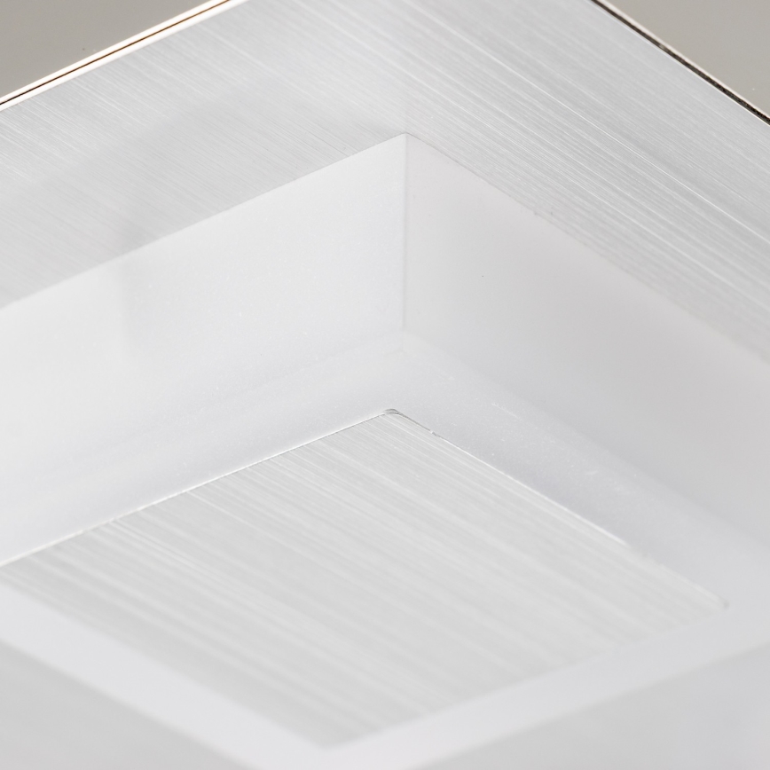 Φωτιστικό οροφής LED 4xLED/5W/230V 3000K 28x28 cm ματ χρώμιο