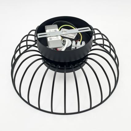 Φωτιστικό οροφής LED BETSY LED/12W/230V Ø 25 cm μαύρο