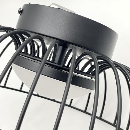 Φωτιστικό οροφής LED BETSY LED/12W/230V Ø 25 cm μαύρο