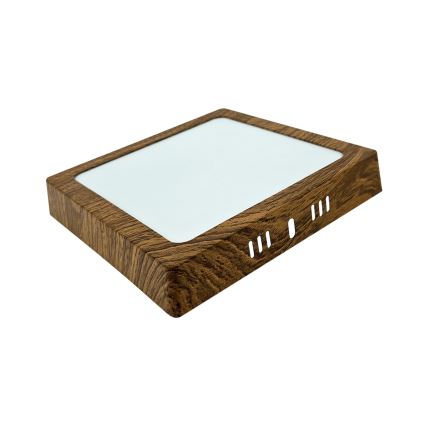 Φωτιστικό οροφής LED BLOCK LED/12W/230V 4200K 16,3x16,3 cm καφέ