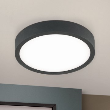 Φωτιστικό οροφής LED BULLY LED/12W/230V διάμετρος 14 cm μαύρο