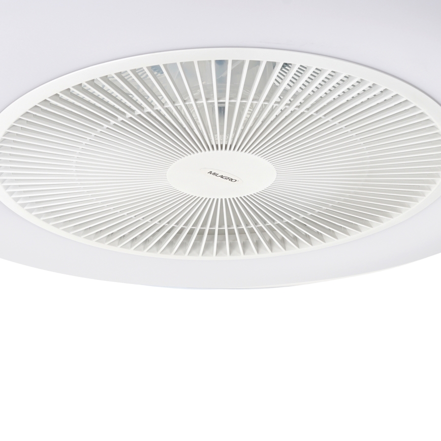 Φωτιστικό οροφής LED Dimmable με ανεμιστήρα ARIA LED/38W/230V 3000-6000K λευκό + τηλεχειριστήριο
