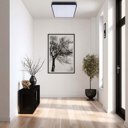 Φωτιστικό οροφής LED FELIZ LED/50W/230V 4000K 40x60 cm μαύρο