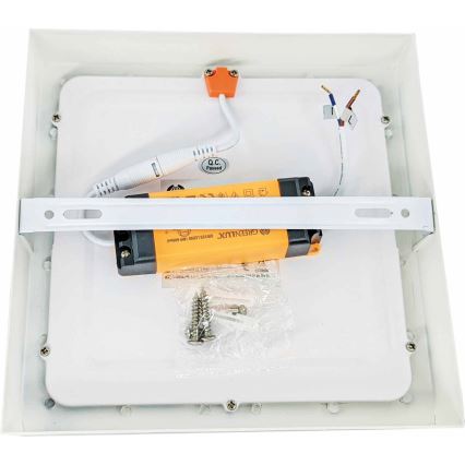 Φωτιστικό οροφής LED FENIX LED/12W/230V 3800K 17 cm snow λευκό