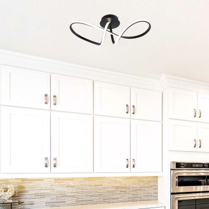 Φωτιστικό οροφής LED FLAVIA LED/33W/230V 24x61 cm μαύρο